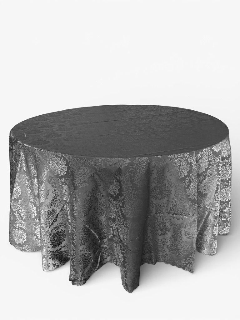 mantel gris redondo 3m