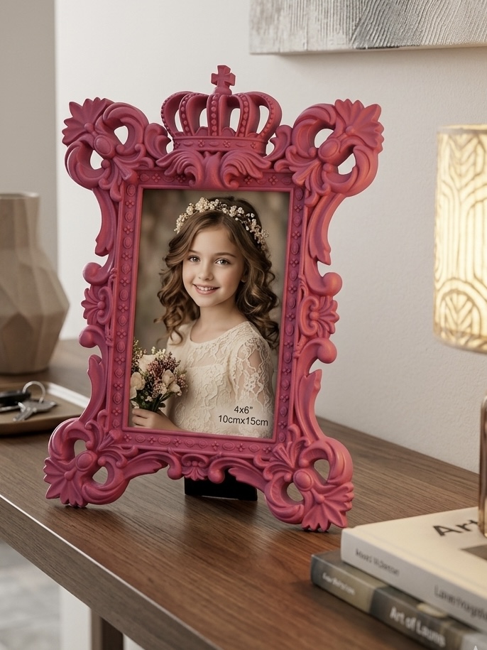 fushia photo frame
