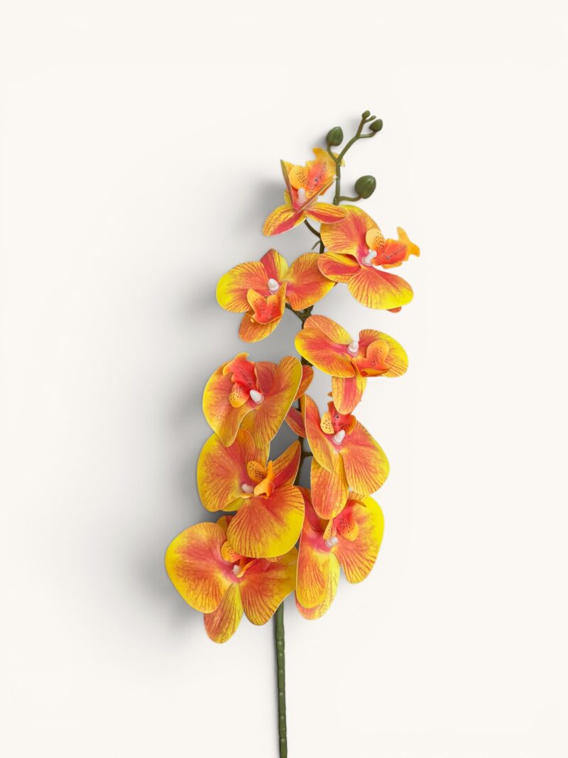 orange plastic flower,103cm,mix