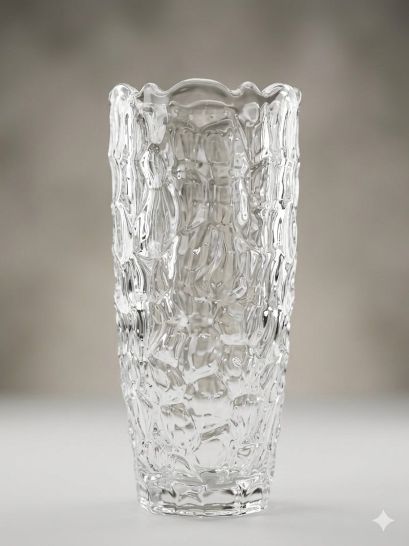 glass vase,7.8x17.8cm