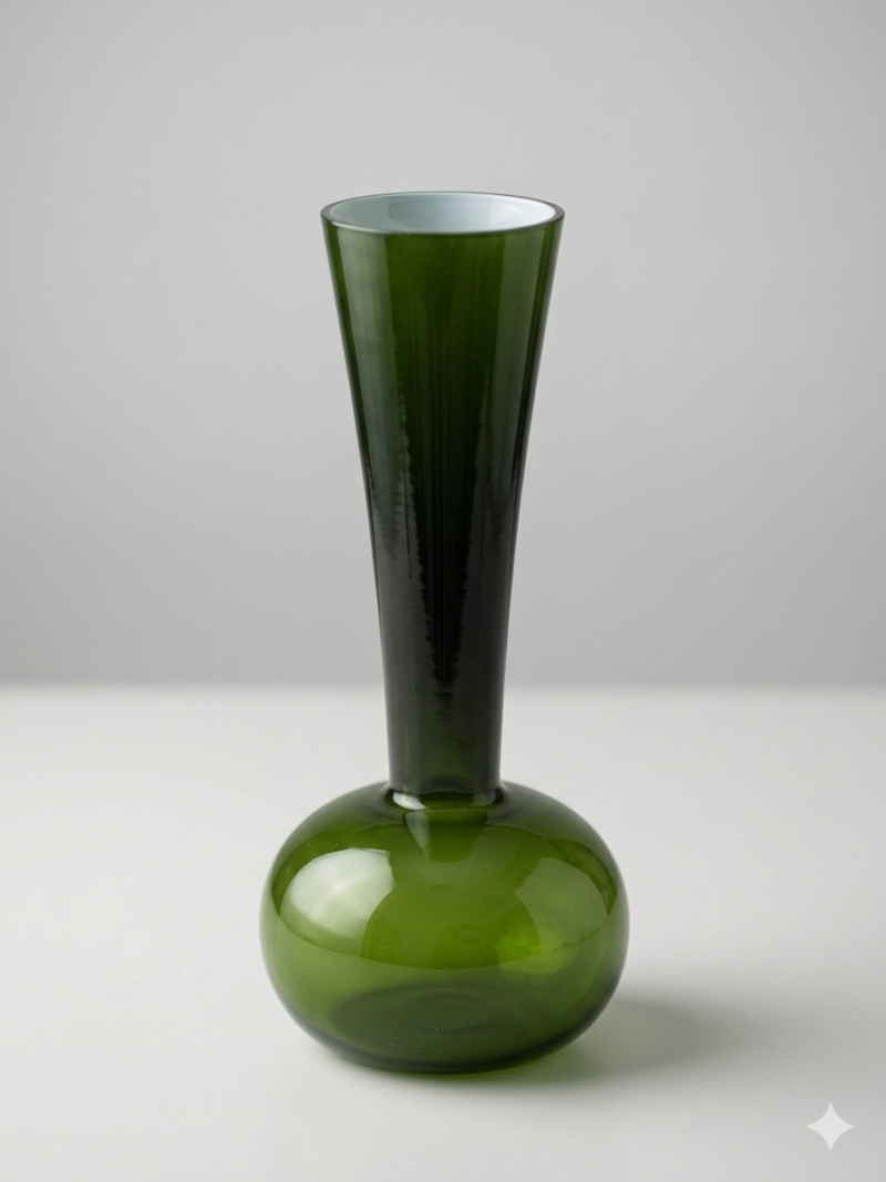 glass vase,13*32cm