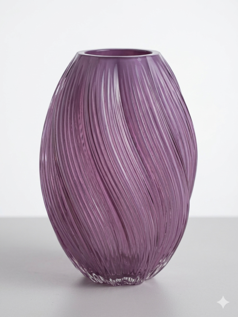 glass vase,17*27cm