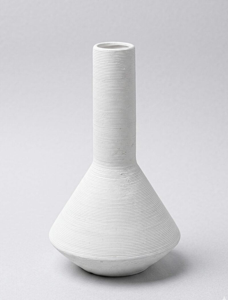 white ceramic vase