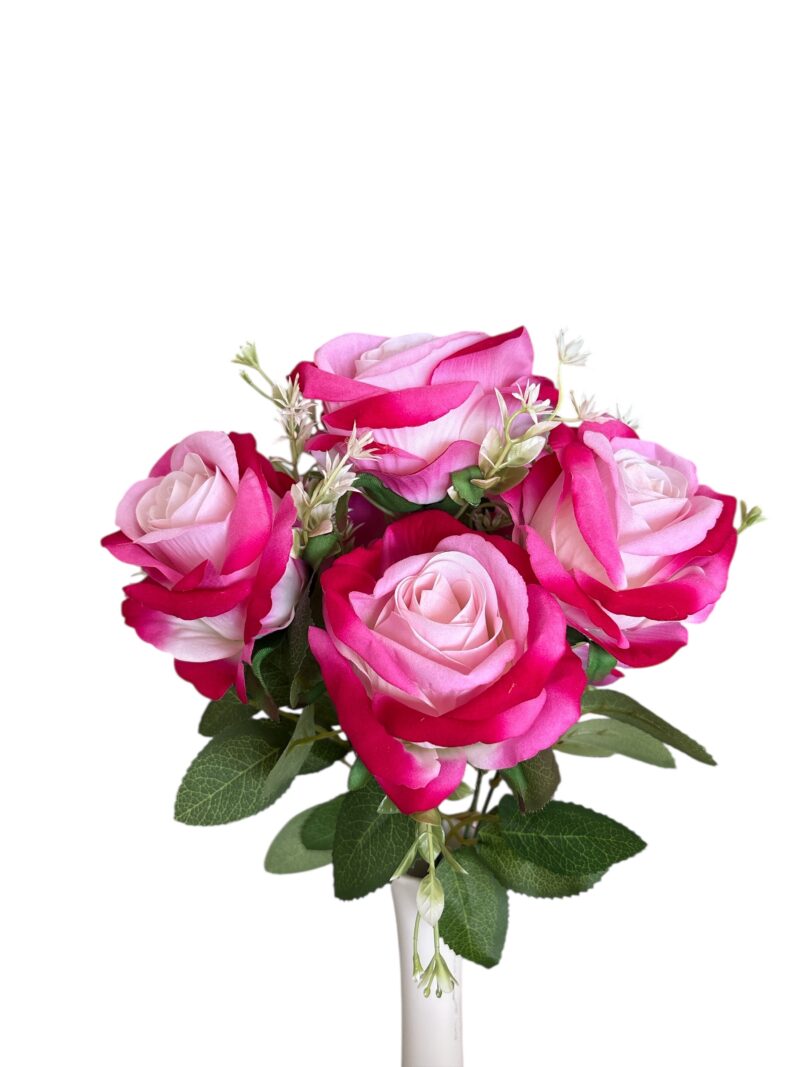 dark pink plastic flower