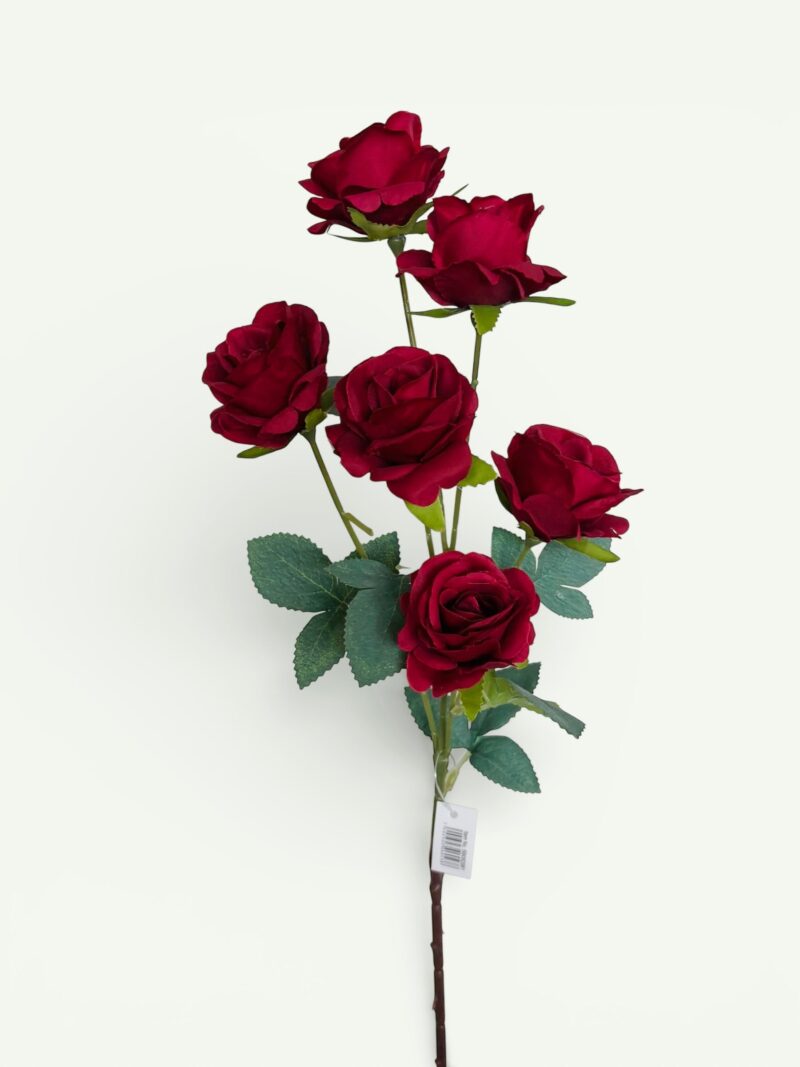 red plastic flower,64cm.mix