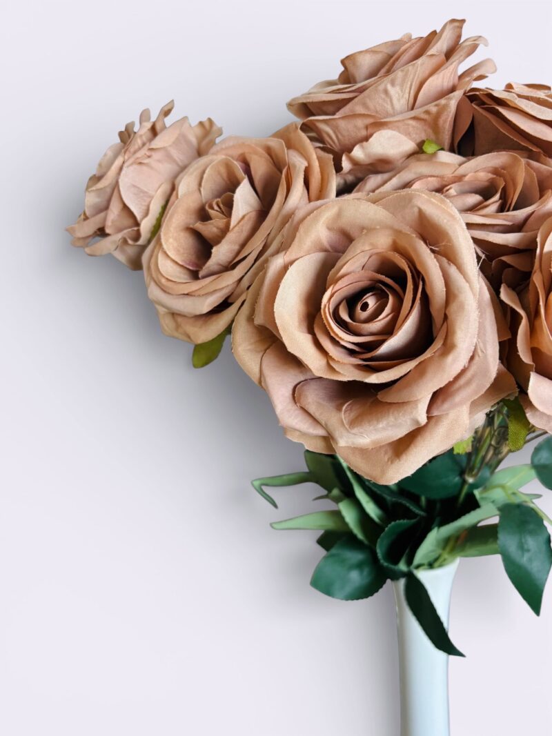 brown plastic flower