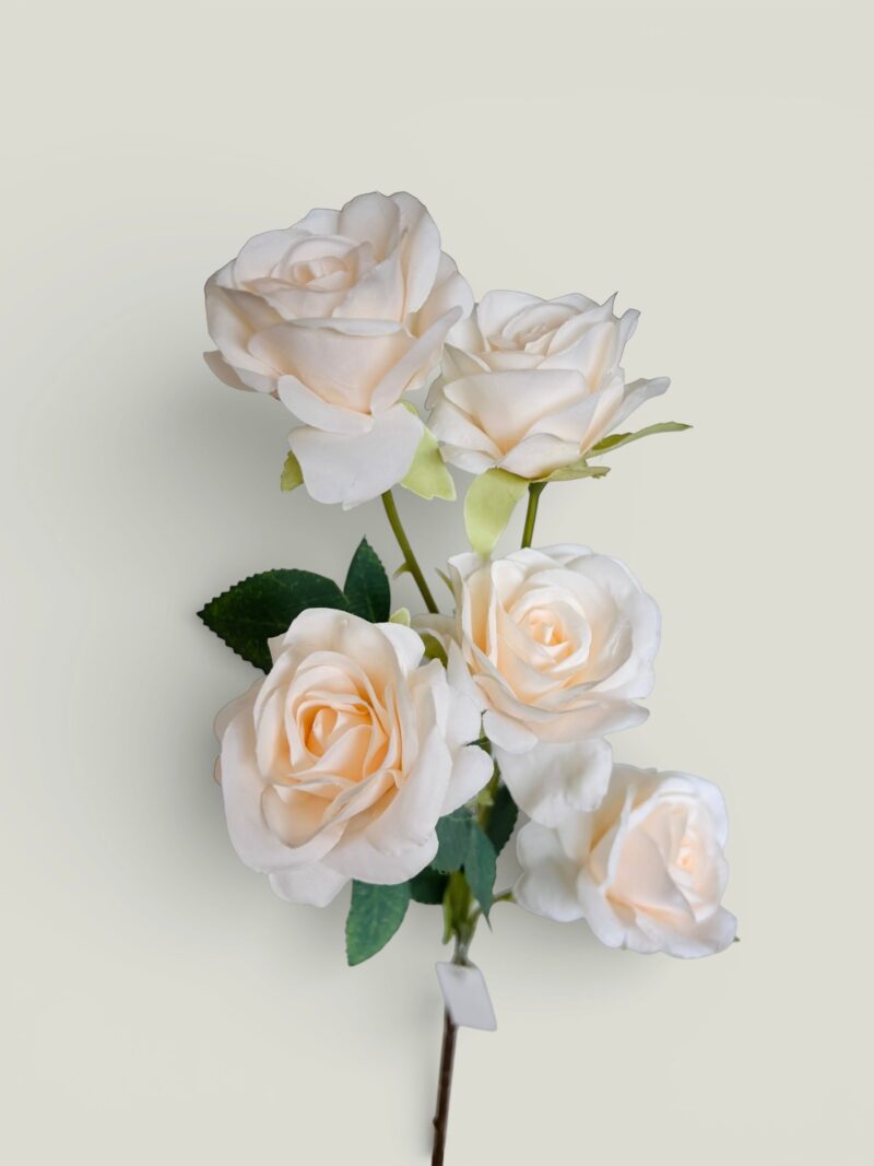 cream plastic flower,64cm.mix