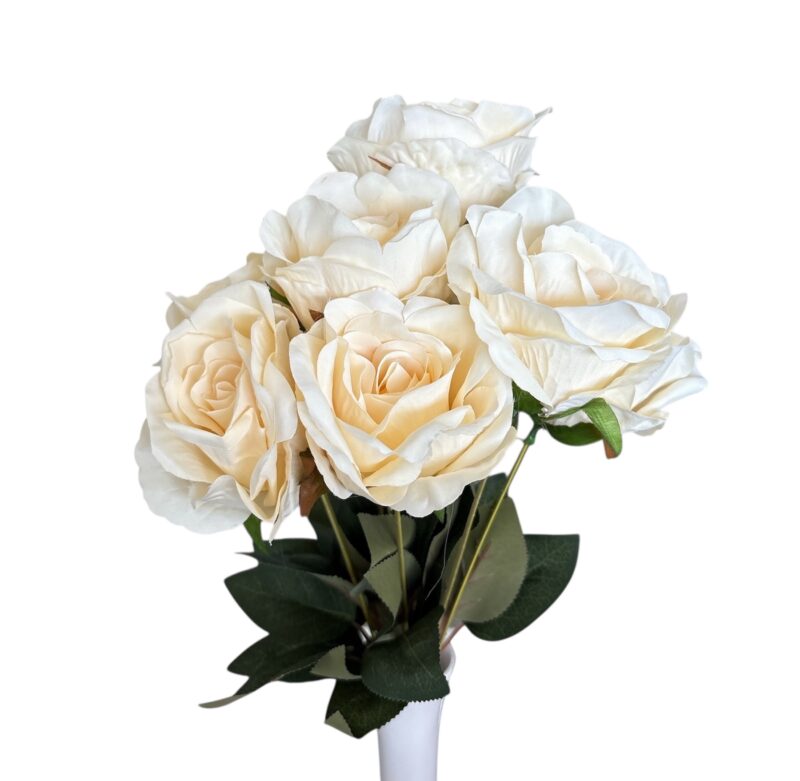 beige plastic flower