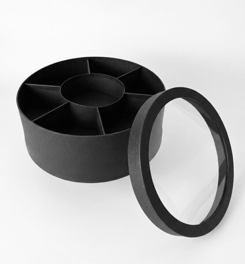 black gift box Ø35*11cm