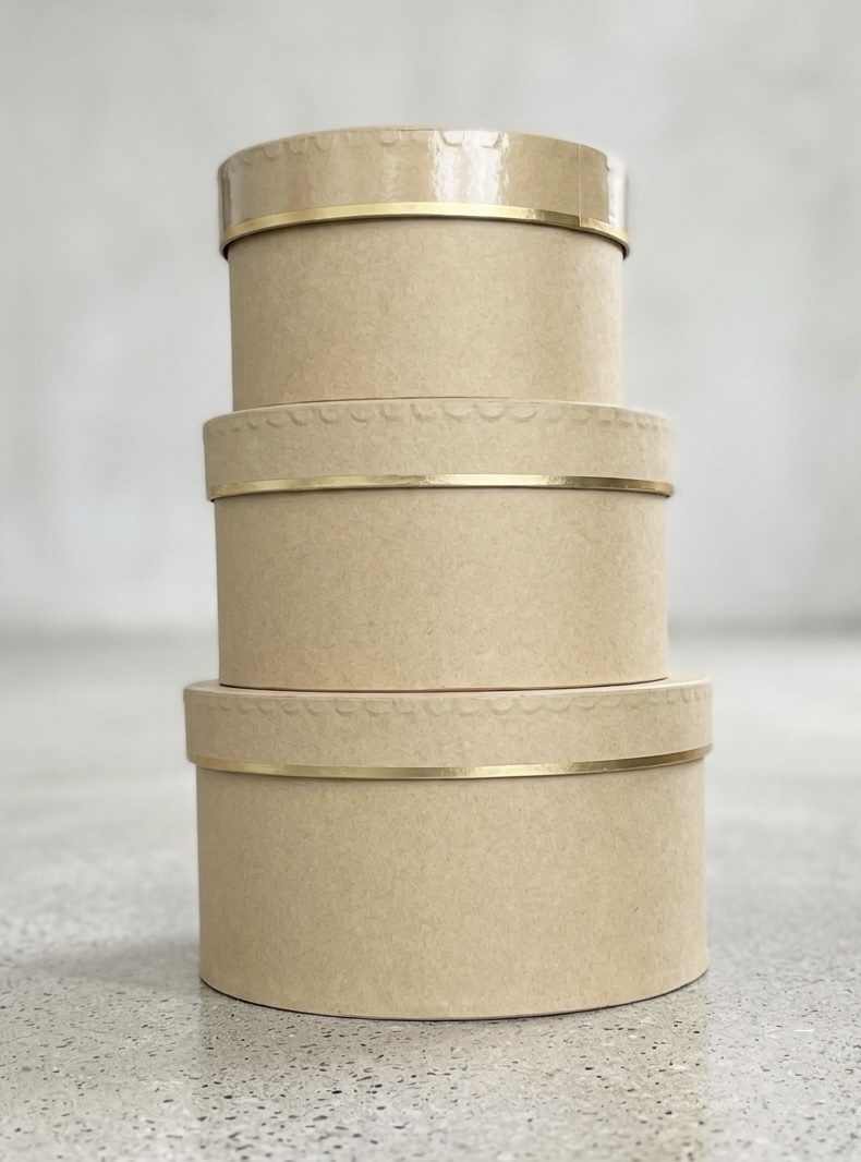 cream 3pcs gift box small